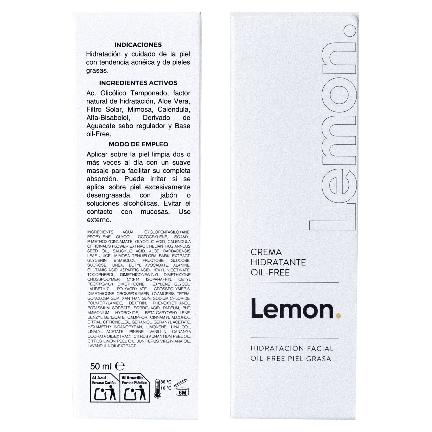 Crema Hidratante OIL-FREE 50 ml