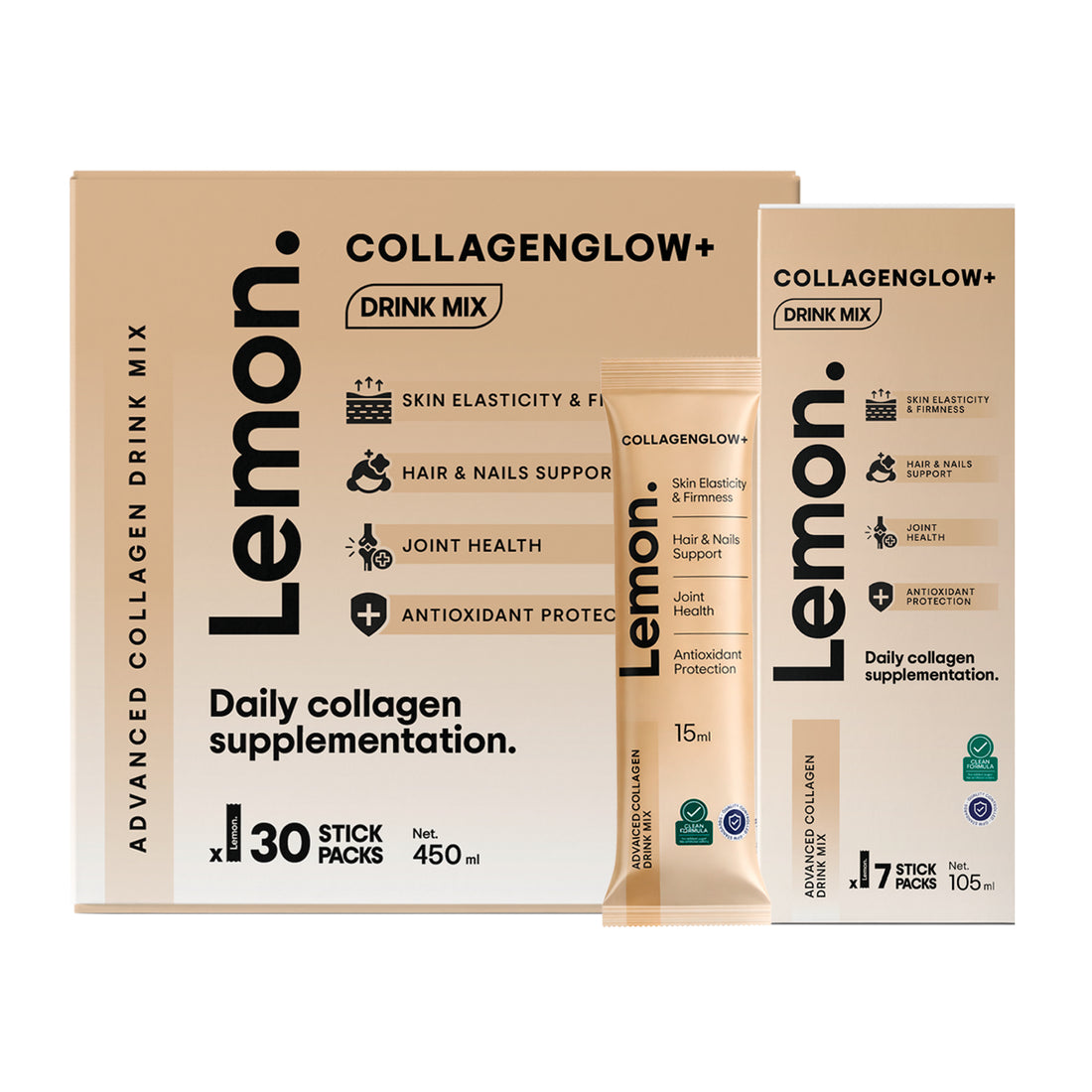 COLLAGENGLOW+ | Colágeno Líquido para Piel, Cabello y Uñas | Beauty Drink