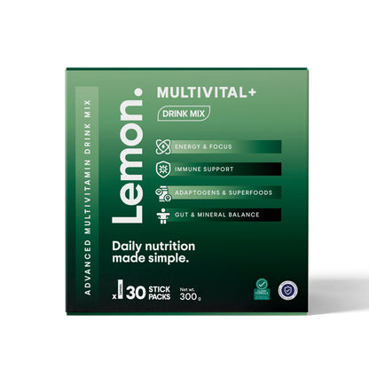 MULTIVITAL+ | Complejo Multivitamínico con Adaptógenos y Superfoods | Drink Mix