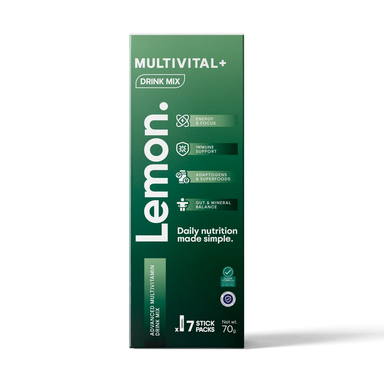 MULTIVITAL+ | Complejo Multivitamínico con Adaptógenos y Superfoods | Drink Mix
